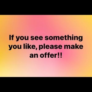 New and learning the system! Please make offers!!